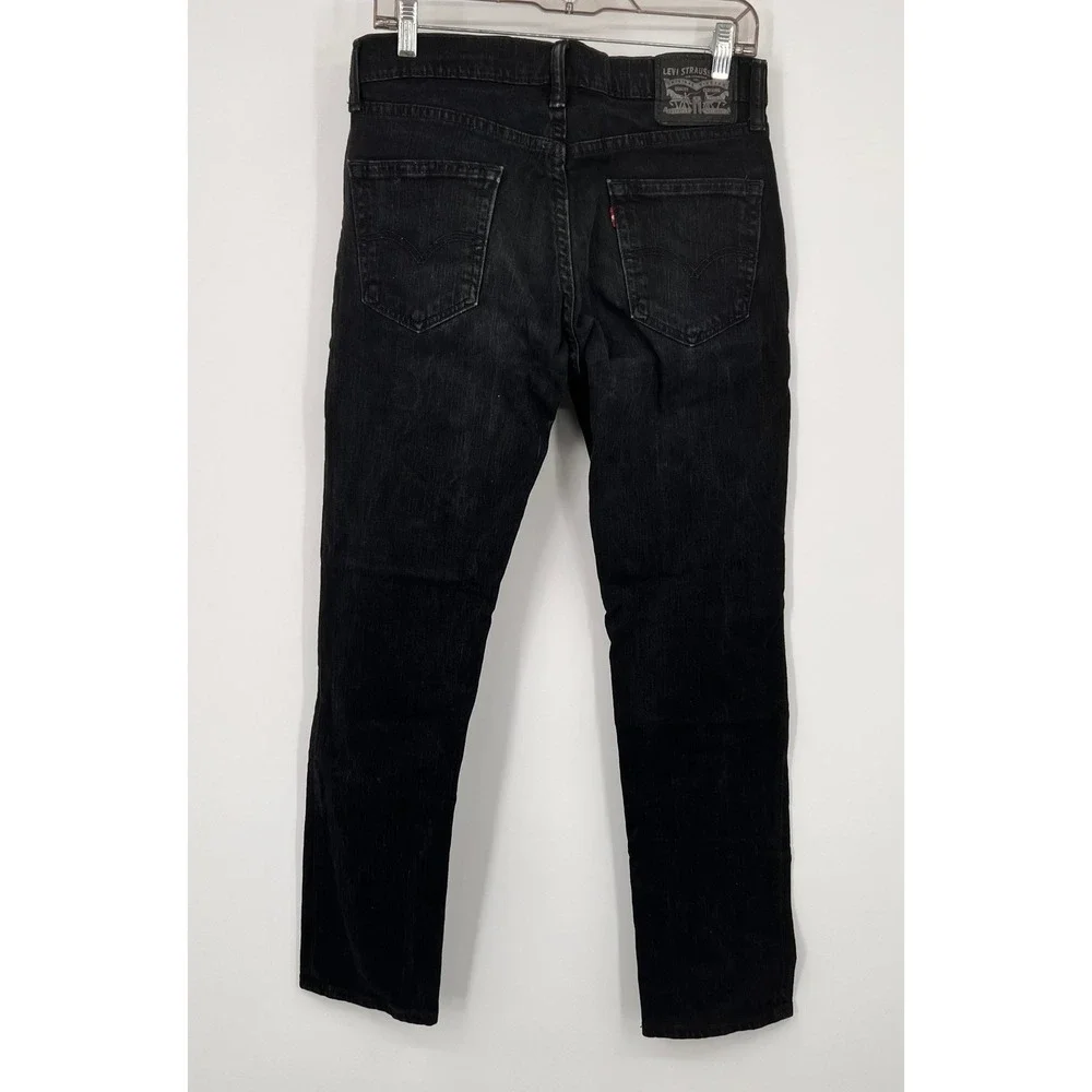 Levis 511 Slim Fit Jeans Mens 30x30 Faded Black‎ Denim
